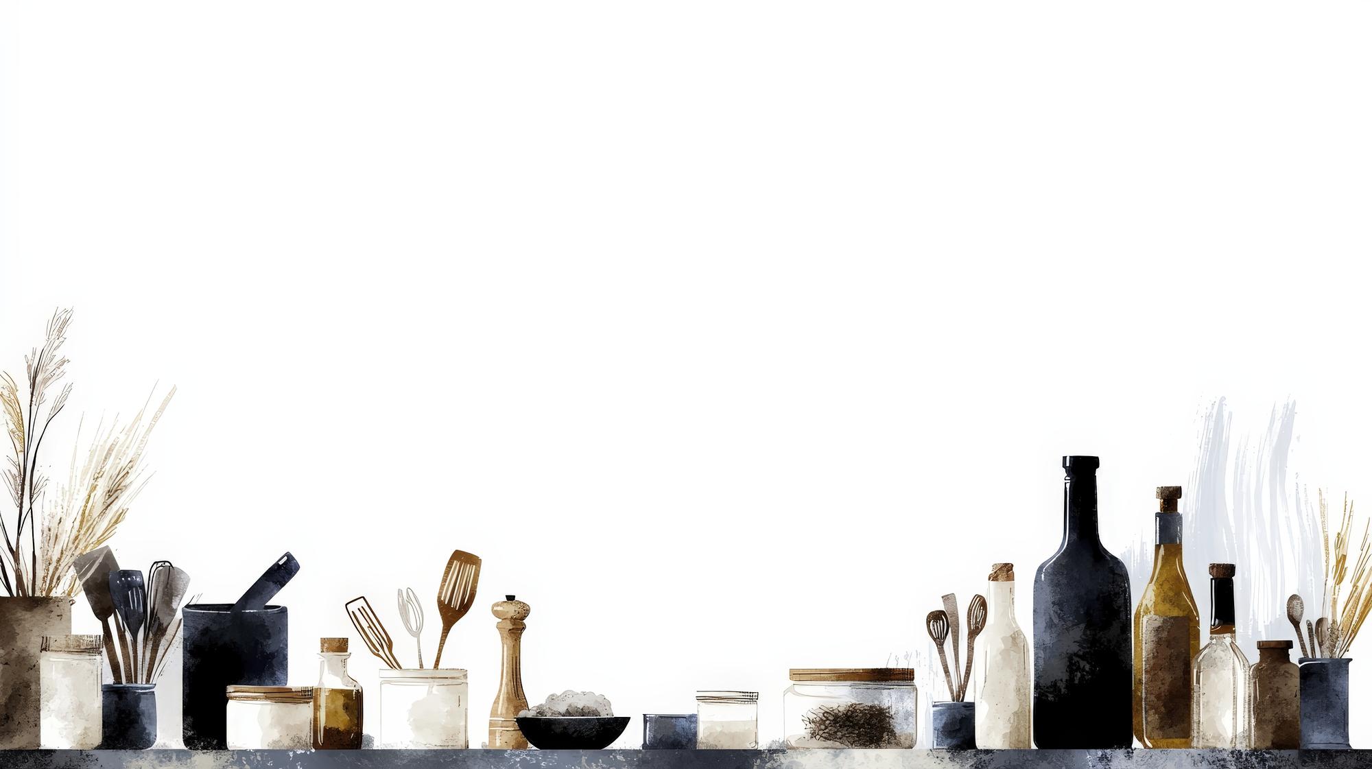Inviting workshop interior with countertop